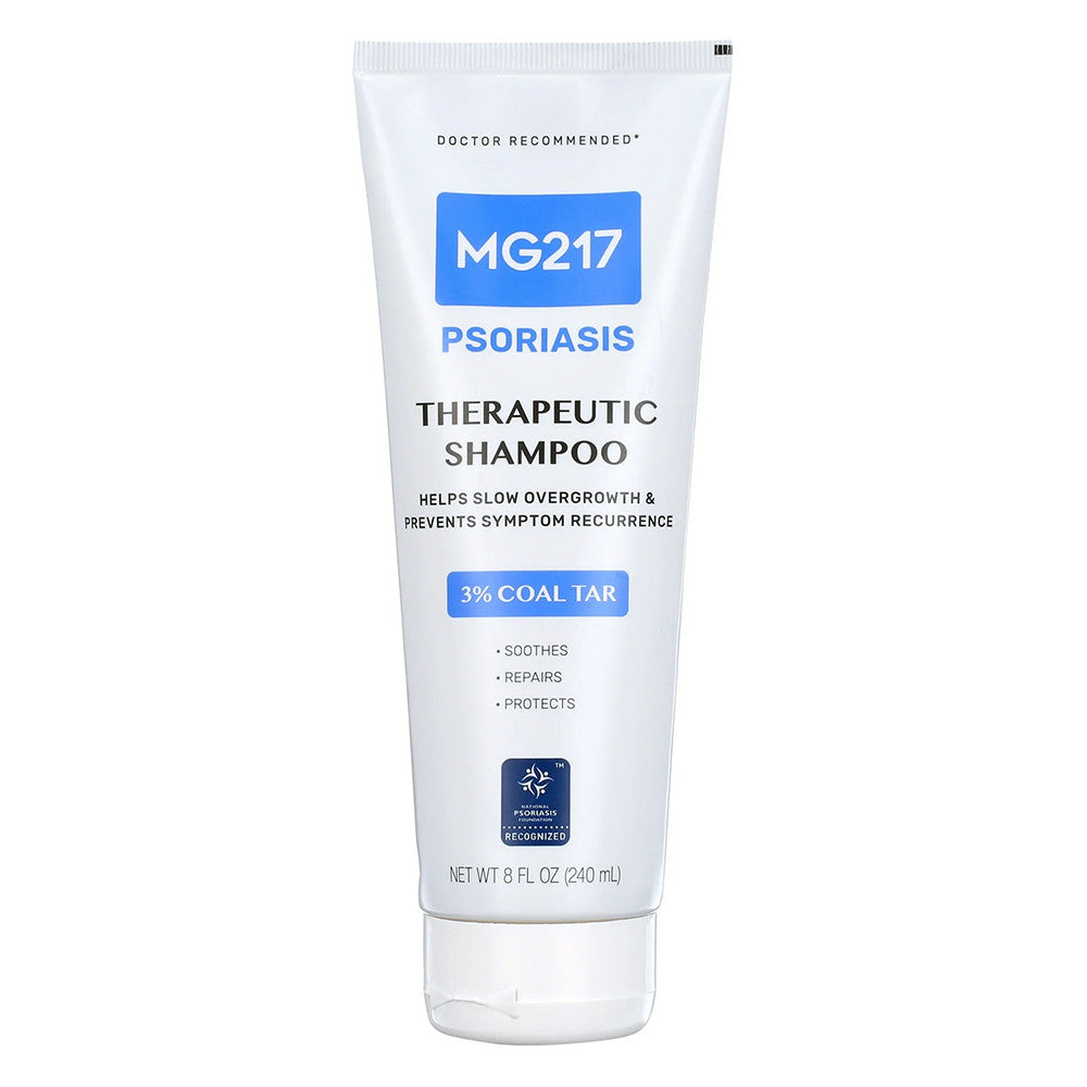 MG217 Psoriasis Coal Tar Therapeutic Shampoo, 8 Oz
